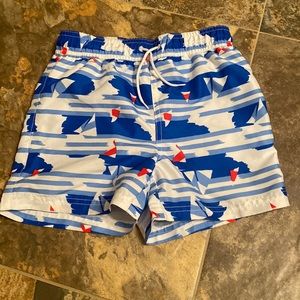 Janie and Jack Boat Swim Trunks